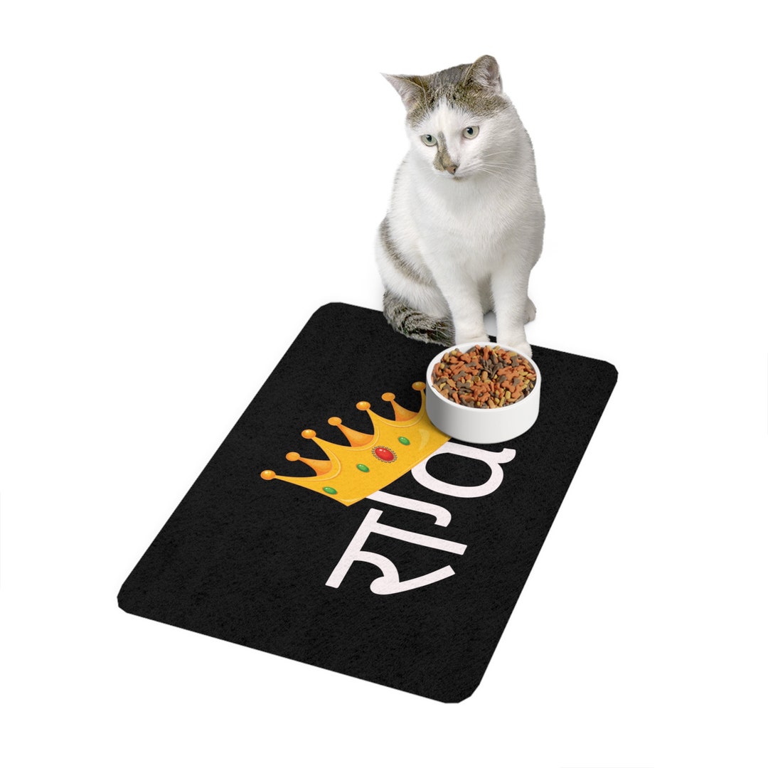Pet Food Mat Raja Bollywood Hindi Quote Cat Food Mat Etsy