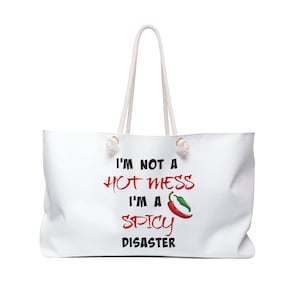 Funny Bollywood Travel Bag, Desi Weekender Tote, South Asian Oversized Tote, Hindi Punjabi Meme Gift, Indian Large Tote Bag