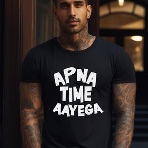 Camiseta unissex para fãs de filmes indianos, camiseta com citação de diálogos em hindi de Bollywood, camiseta com estampa de cultura pop sul-asiática