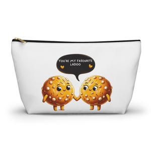 Bollywood Meme Makeup Bag, Funny Desi Cosmetic Pouch, South Asian Gift, Indian Pop Culture Travel Accessories Bag, Hindi Punjabi Quote
