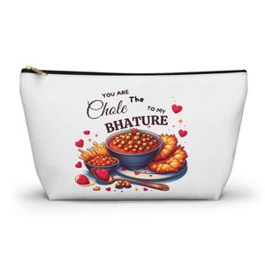 Bollywood Meme Makeup Bag, Funny Desi Cosmetic Pouch, South Asian Gift, Indian Pop Culture Travel Accessories Bag, Hindi Punjabi Quote