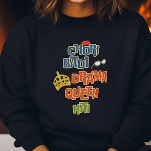 South Asian Bollywood Meme Bluza dla Niego lub Dla Niej, Zabawny Desi Indian Prezent, Punjabi Pakistani Party Shirt, Bluza W Stylu Kulturalnym