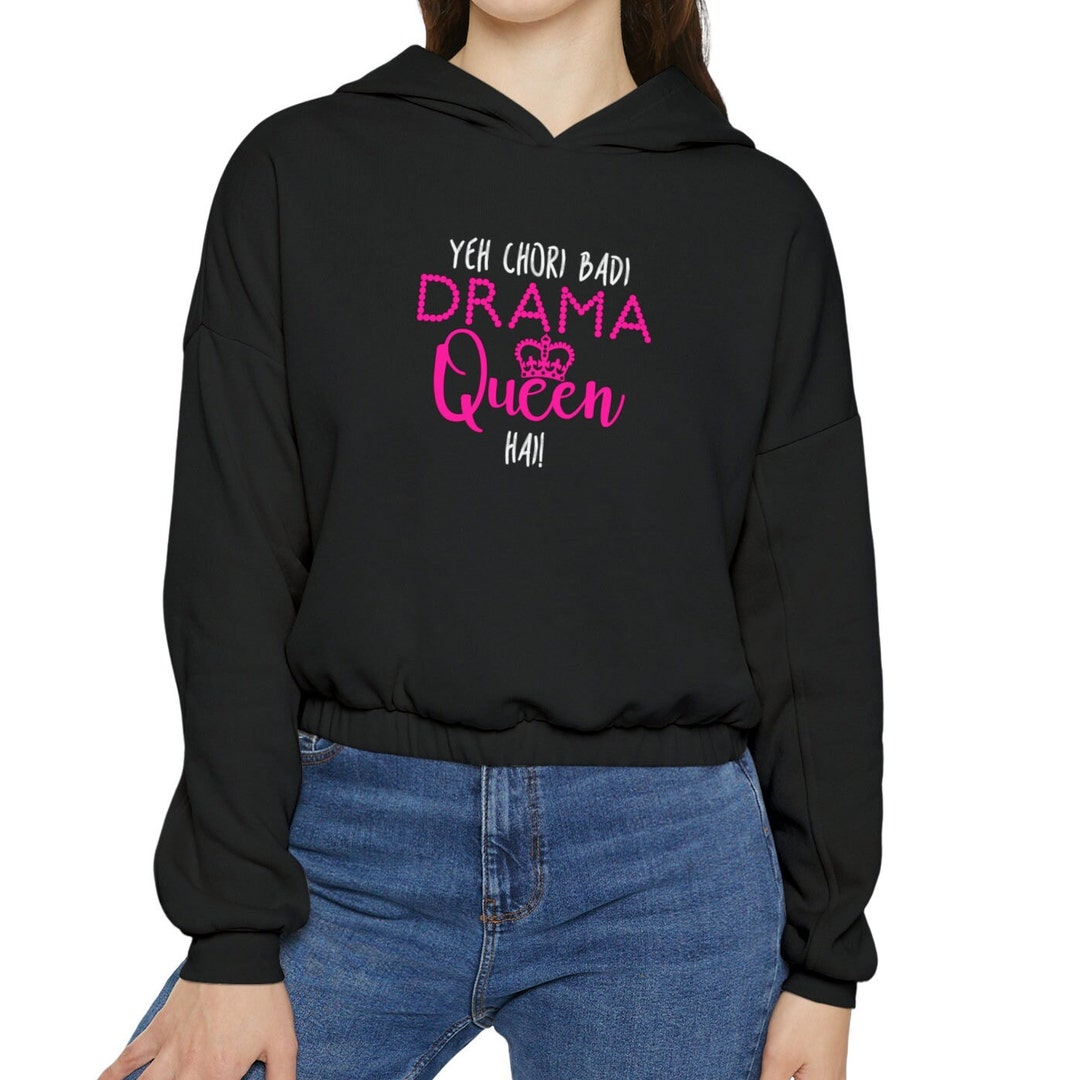 Indian sister to shine Women's All-Over Print Cropped Hoodie