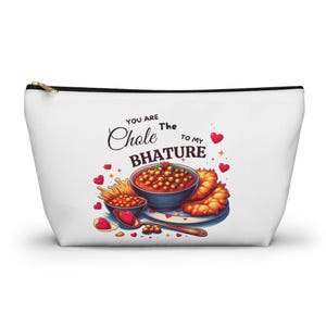 Desi Bollywood Cosmetic Pouch, Funny Hindi Punjabi Quote Bag, South Asian Makeup Travel Pouch, Indian Pop Culture Gift, Bollywood Bag