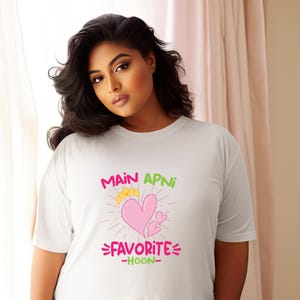 Desi Graphic Bollywood Quote Tee, South Asian Unisex Shirt with Filmy Vibes, Hindi Pop Culture Movie Style