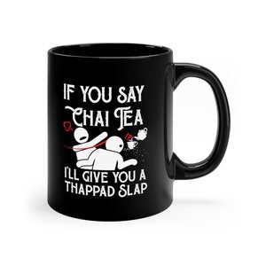 Indian Tea Mug | Bollywood Chai Lover Gift | Desi Chai Cup | South Asian Coffee Mug | Funny Graphic Coffee Lovers Mug | Chai Tea Lover Gift