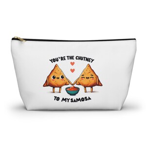 Bollywood Pop Culture Cosmetic Bag, Desi Makeup Pouch, Funny Hindi Punjabi Quote, South Asian Gift, Indian Travel Accessories Pouch