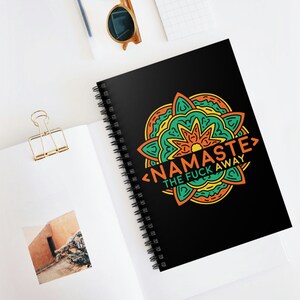Notizbuch für Desi Bollywood Fans | Südasiatische Zeitschrift | Indianer Tagebuch Geschenk | Desi Theme Diary Manifestation Notizen | Namaste Weg