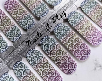 Rainbow Jumping - Nail Wraps - Nail Strips - Glitter
