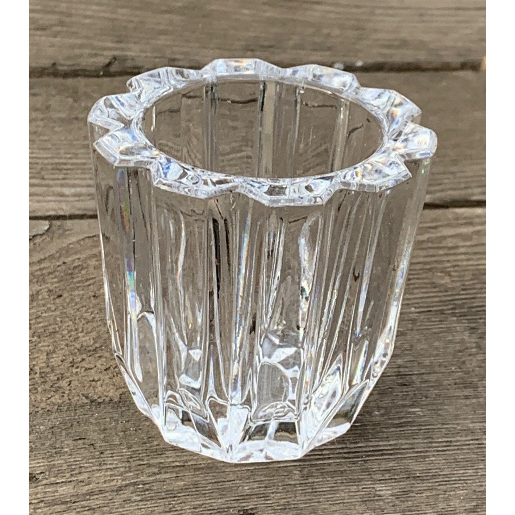 Jill & Ally  Chill vibes crystal candle votive trio