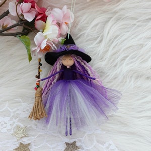 Kitchen Witch Doll, Halloween Witch, Handmade Witch, Miniature Witch, Handmade Witch, Christmas Witch ornament, Halloween Witch