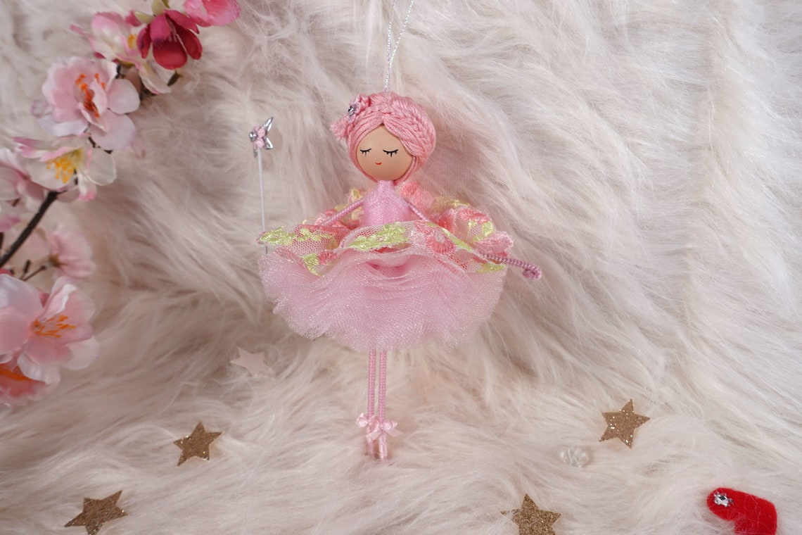 Pink Ballerina Doll Handmade Doll Ballerina Doll Ballerina Etsy