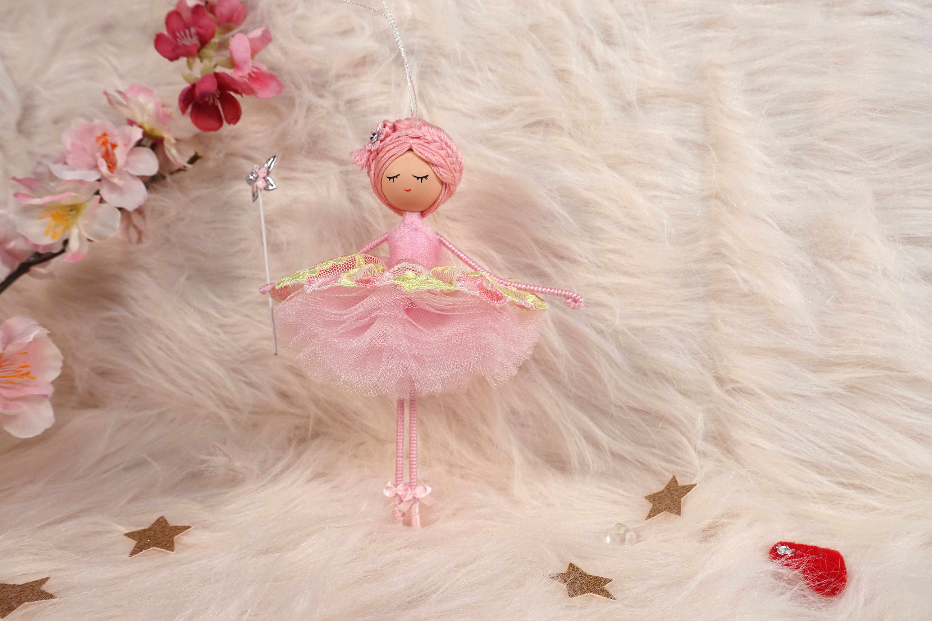 Pink Ballerina Doll Handmade Doll Ballerina Doll Ballerina Etsy