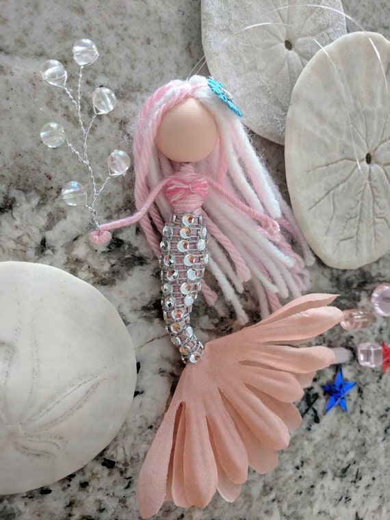 pink mermaid doll