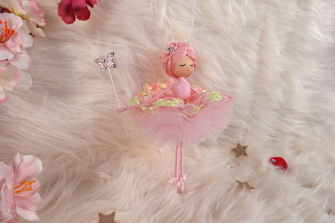 Pink Ballerina Doll Handmade Doll Ballerina Doll Ballerina Etsy