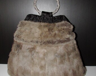 Vintage Kahnert 2 Piece Khaki /& Fur Trench Size Medium