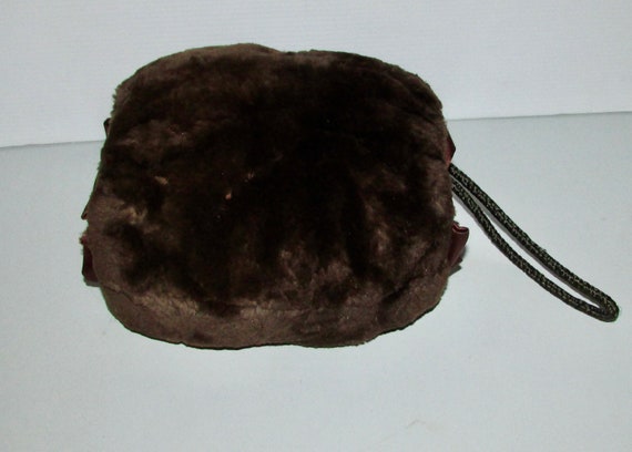 Vintage beautiful real dark brown sheared beaver … - image 2