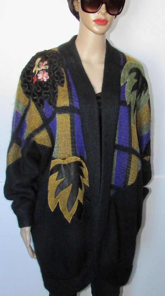 Stein kid mohair cardigan - Gem Stein kid mohair cardigan - Gem