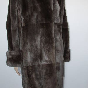 Manteau vison rasé sale