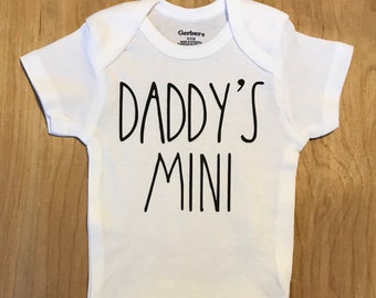 daddy's mini me onesie