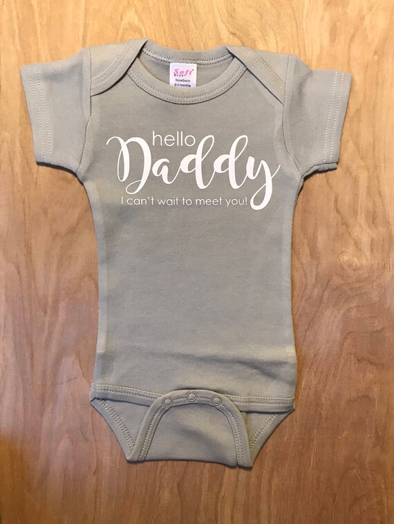 hi daddy onesie