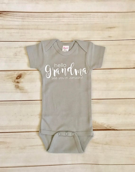 hello grandma onesie