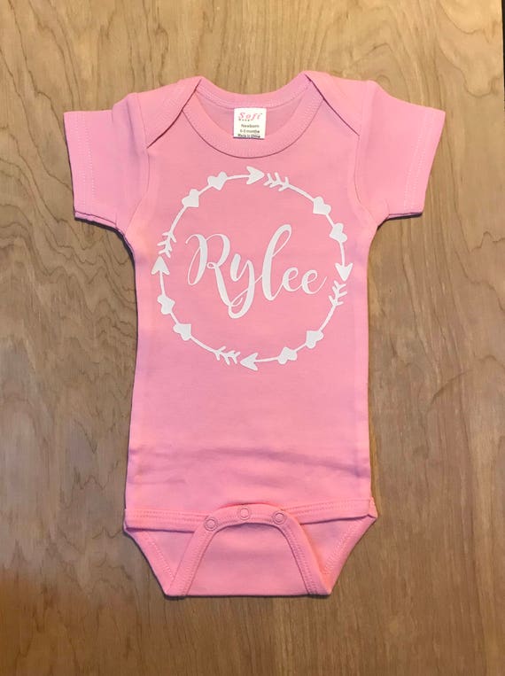 custom baby bodysuit