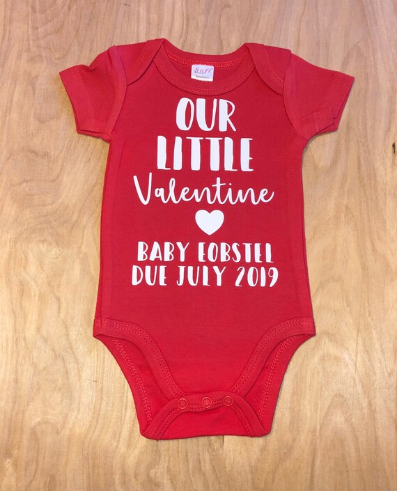valentines day baby onesie