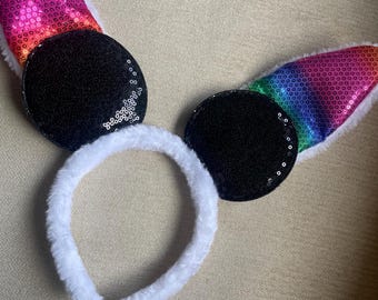Bunny Mouse Ears, Mouse Ears, Easter Ears, Easter Headband