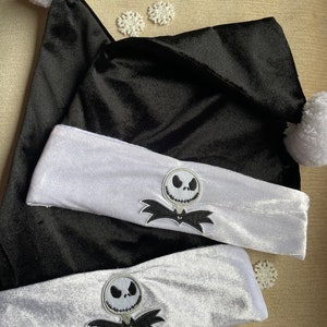 Jack Skellington Santa Hat, NBC Santa Hat, Santa Hat,