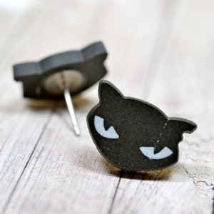 Earrings Le Chat Noir Etsy Earrings Le Chat Noir Etsy