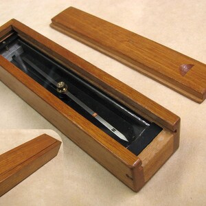 Surveyors plane table trough compass in oak case circa 1950's ***USA orders Delivered DUTY PAID***