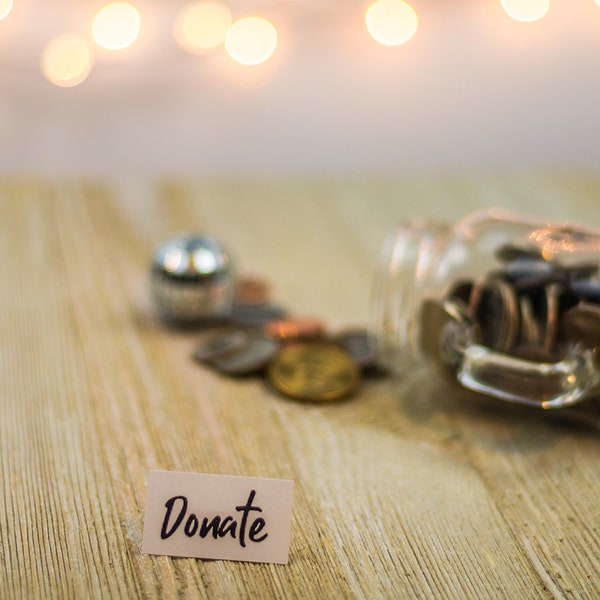 Donation Jar Etsy