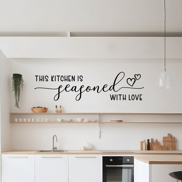 Kitchen Vinyl Wall - Etsy
