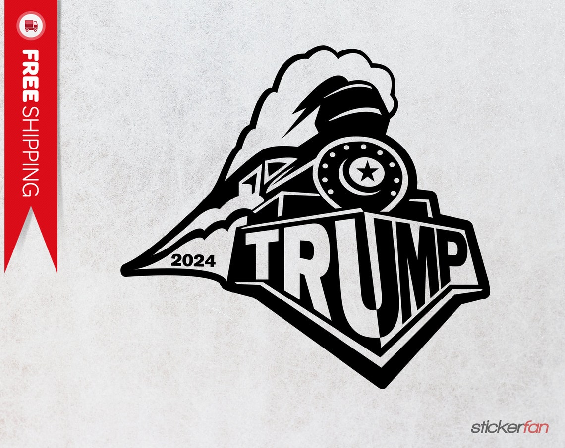 Trump Train 2024 Decal President Trump Truck Laptop Decals / Etsy