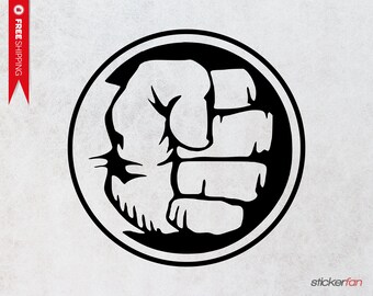30-10 The Hulk Fist Window vinyl sticker decal Marvel Bruce Banner Avengers 30-10 The Hulk Fist Window vinyl sticker decal Marvel Bruce Banner Avengers