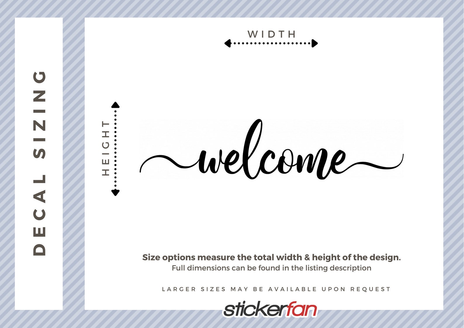 Sign Office Front Door Wall Decal Living Room Wall Etsy