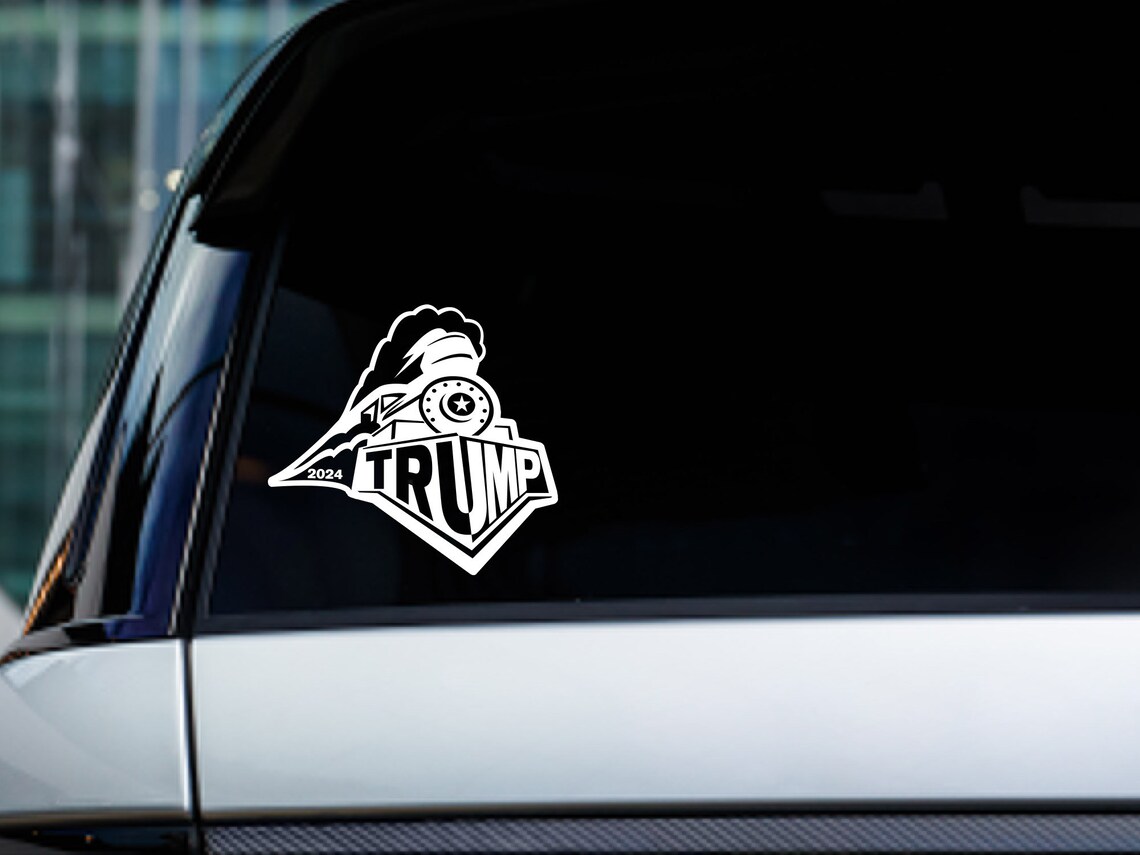 Trump Train 2024 Decal President Trump Truck Laptop Decals / | Etsy Trump Train 2024 Decal President Trump Truck Laptop Decals / | Etsy