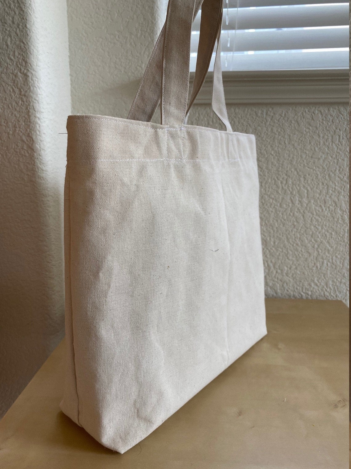 Handpainted canvas reusable bag Carry all bag Book bag Etsy