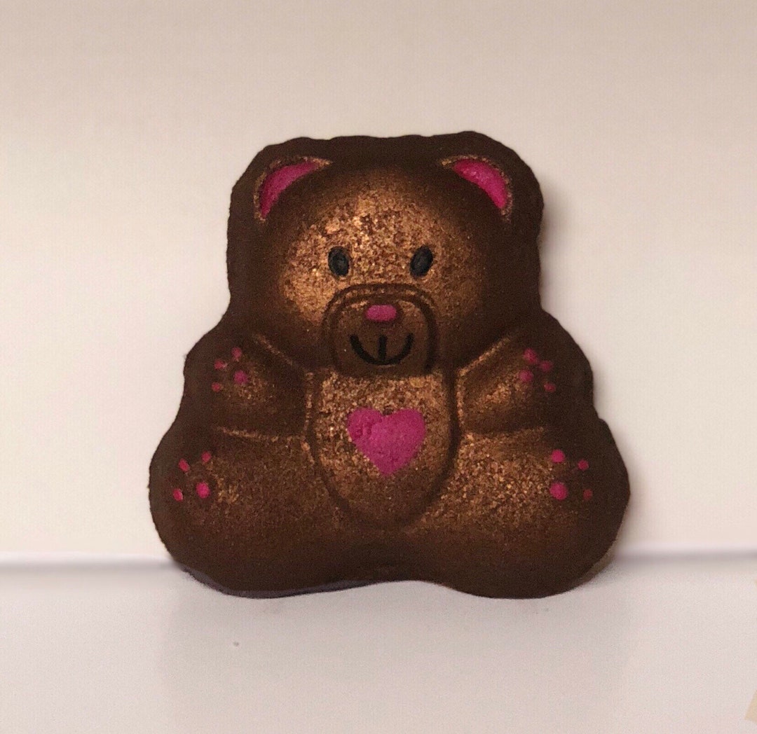 Teddy Bear Bath Bomb Teddy Bear Bath Bomb Bear Stuffed Etsy