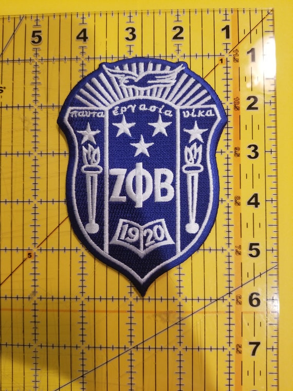 Zeta Phi Beta 5/" Crest Patch FREE SHIPPING!!!