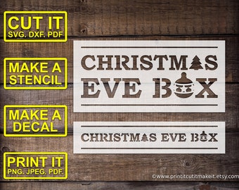 Download Christmas Eve Box Svg Etsy PSD Mockup Templates