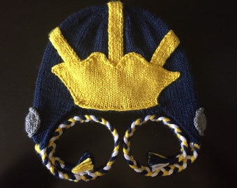Michigan Helmet Hat - Etsy