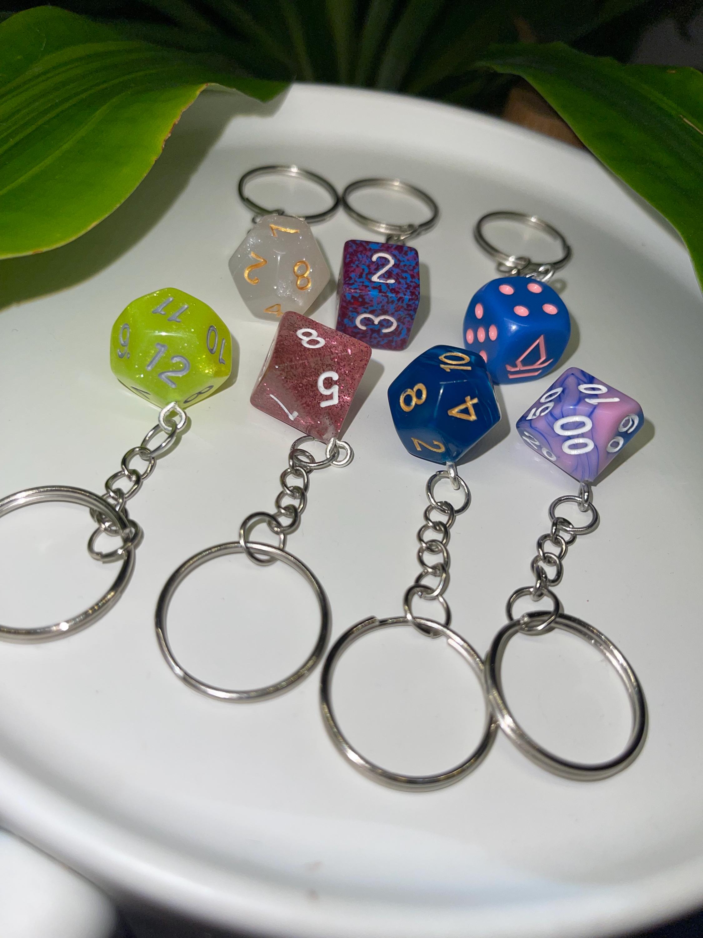 Magic Keys Keychains Magic Dice Keychains - Etsy