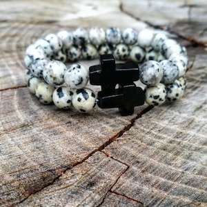 Cross bracelet, Crucifix bracelet, Religion bracelet, Men&#39;s bracelet, Men bracelet, Gentleman bracelet, Christian bracelet, Hope bracelet