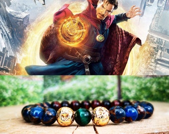 Dr. Strange marvel bracelet, Marvel gift bracelet, Marvel jewelry, Marvel comics gift for men and women, Beaded Doctor Strange bracelet