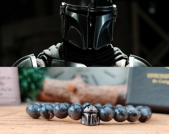 The Mandalorian Bracelet, Star Wars bracelet, Mandalorian jewelry, Star Wars Gift, Star Wars accessorie, Mandalorian Star Wars, Gift for him