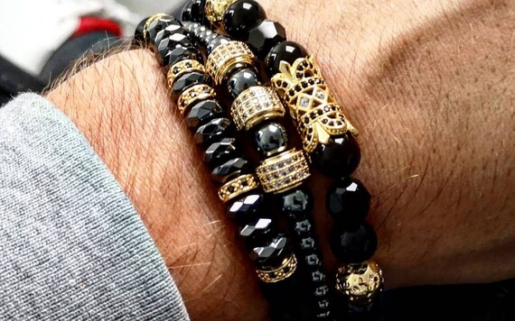 Braided Luxury Shamballa Macrame Bracelet Shamballa Charm Luxury Bracelet Luxury Charm Gift for Him and Her Etsy
