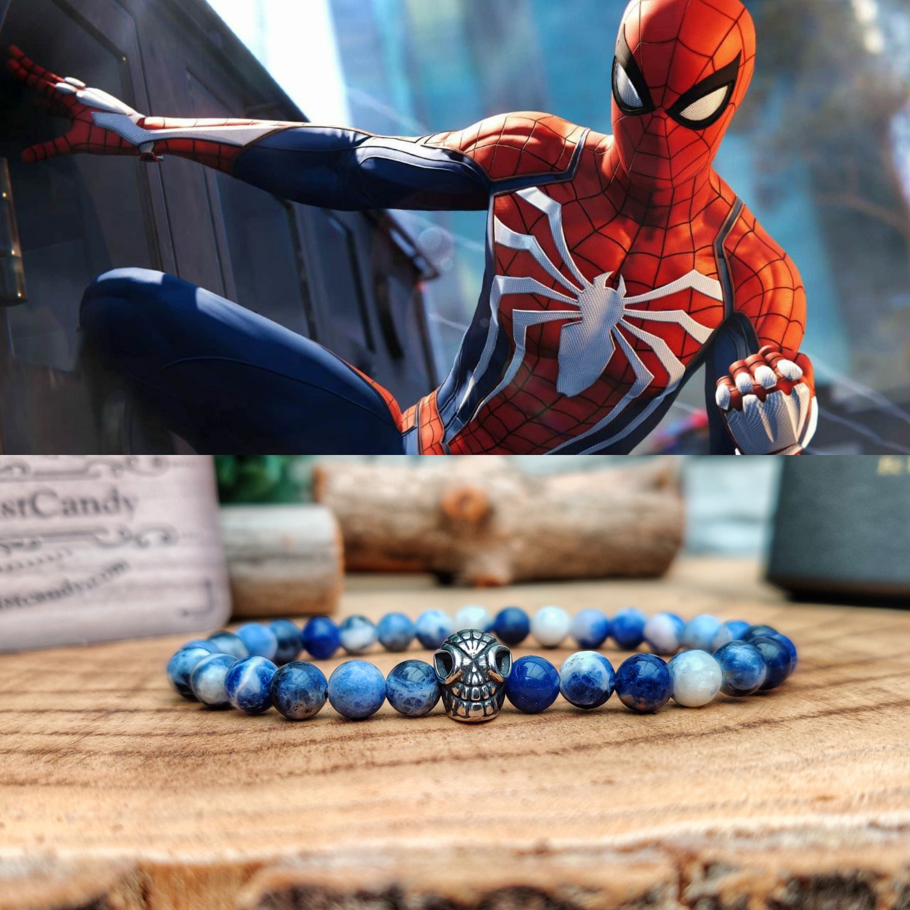 Spiderman Lot de 12 bracelets de super-héros Slap + 12 masques de fête pour  enfants, bracelet à clip Spiderman pour enfants, masque de cosplay pour