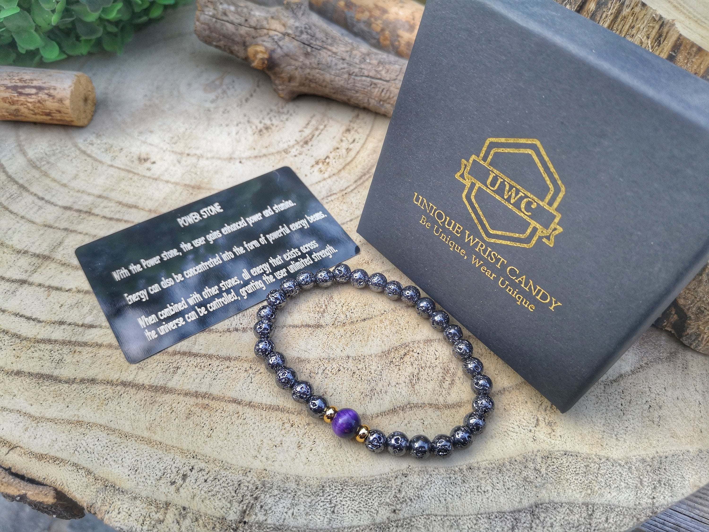 Power Stone bracelet, Infinity Stone bracelet, Marvel bracelet